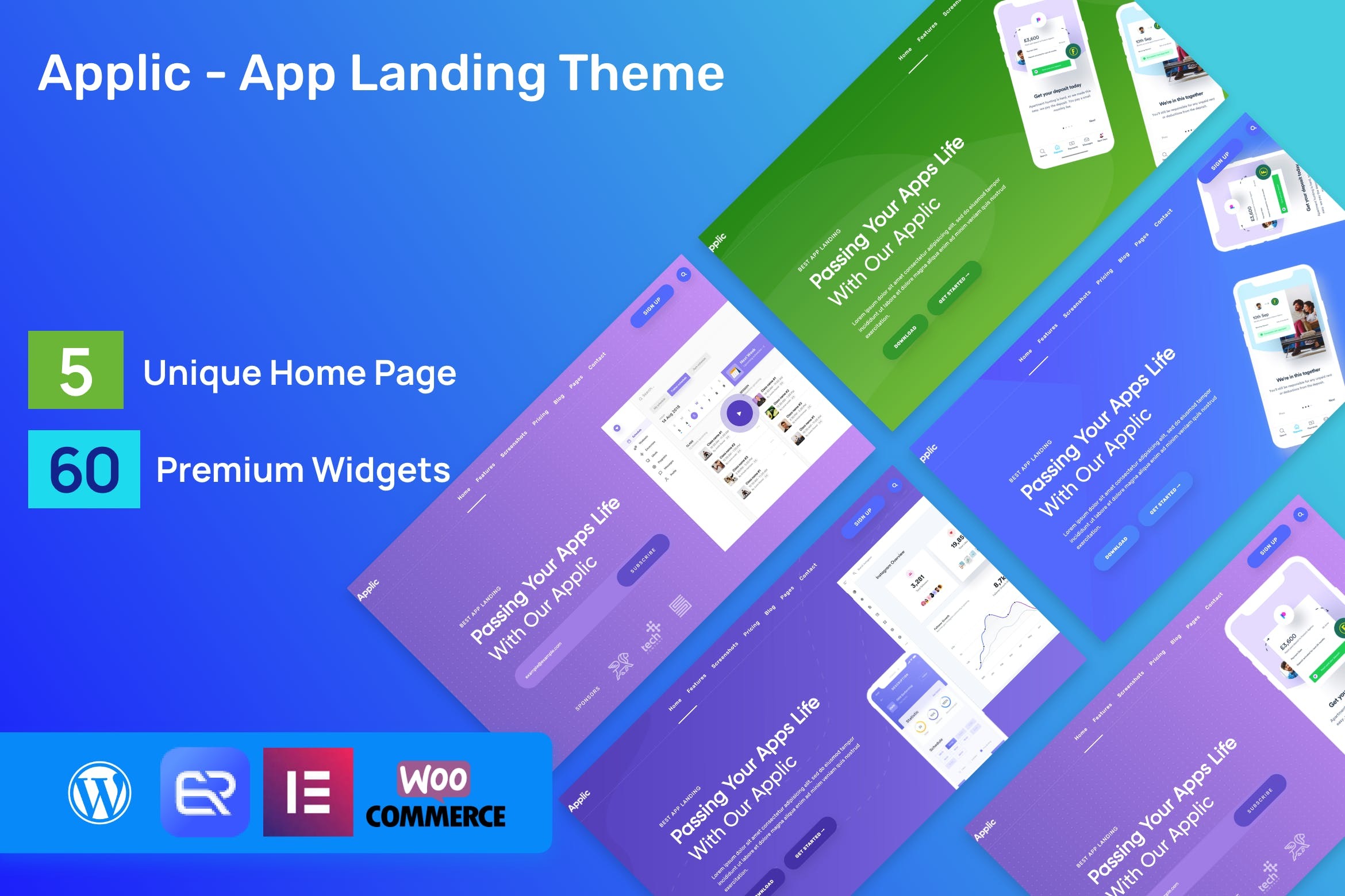 v1.5.0 Applic App Landing WordPress Theme Download Your Script