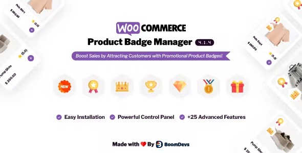 v4.1.5 WooCommerce Product Badge Manager - Download Your Script